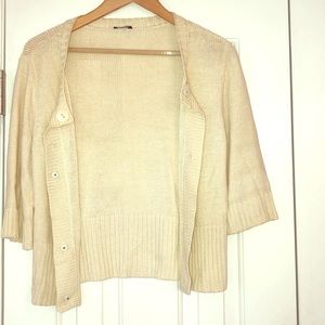 Beige Magashoni Cardigan